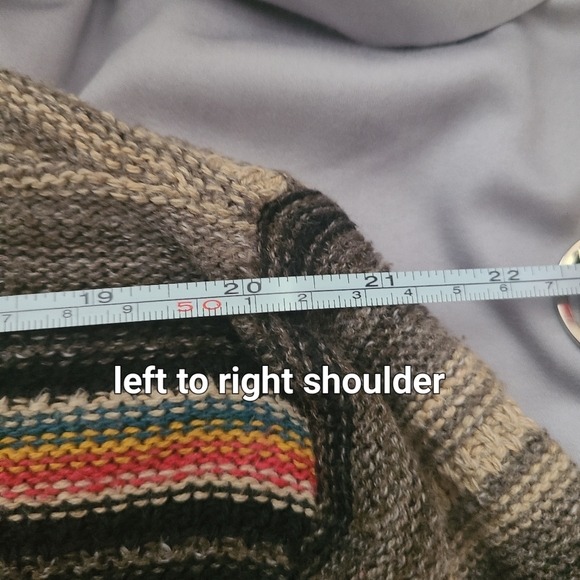 Ralph Lauren Denim & Supply Southwestern Striped Knit Henley Top - Size XL - Picture 6 of 8